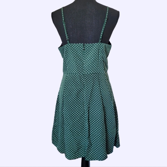 NWT Green Polka Dot Dress - Picture 2 of 5